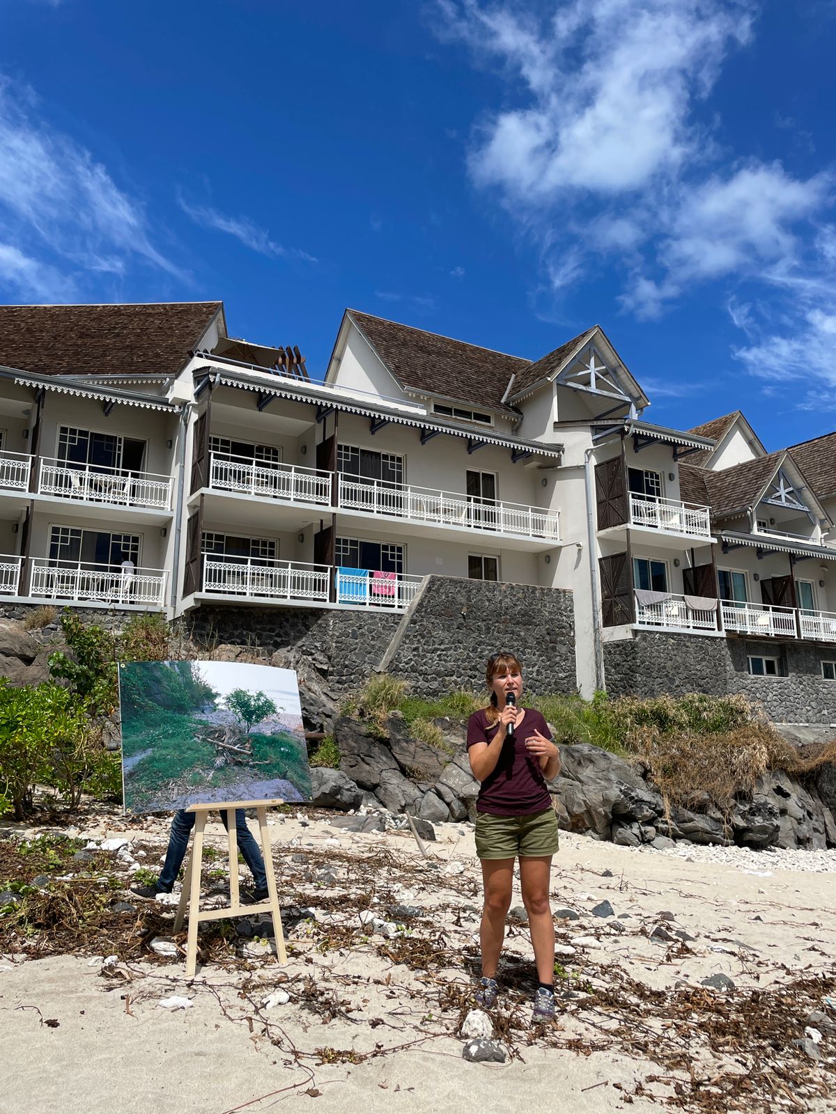Présentation du site Cap Champagne seminaire CEDTM Tamarun protection tortues