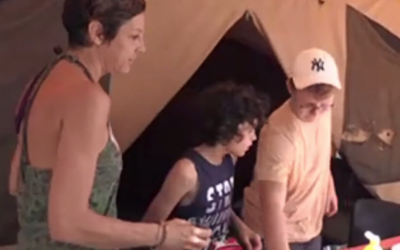 Ambiance de folie au camping