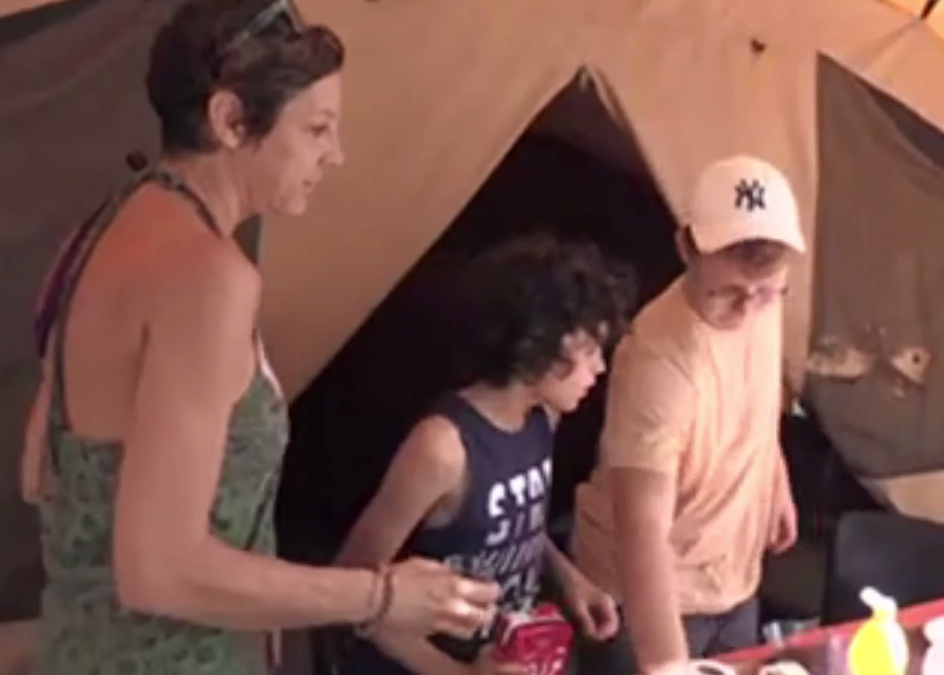 Ambiance de folie au camping